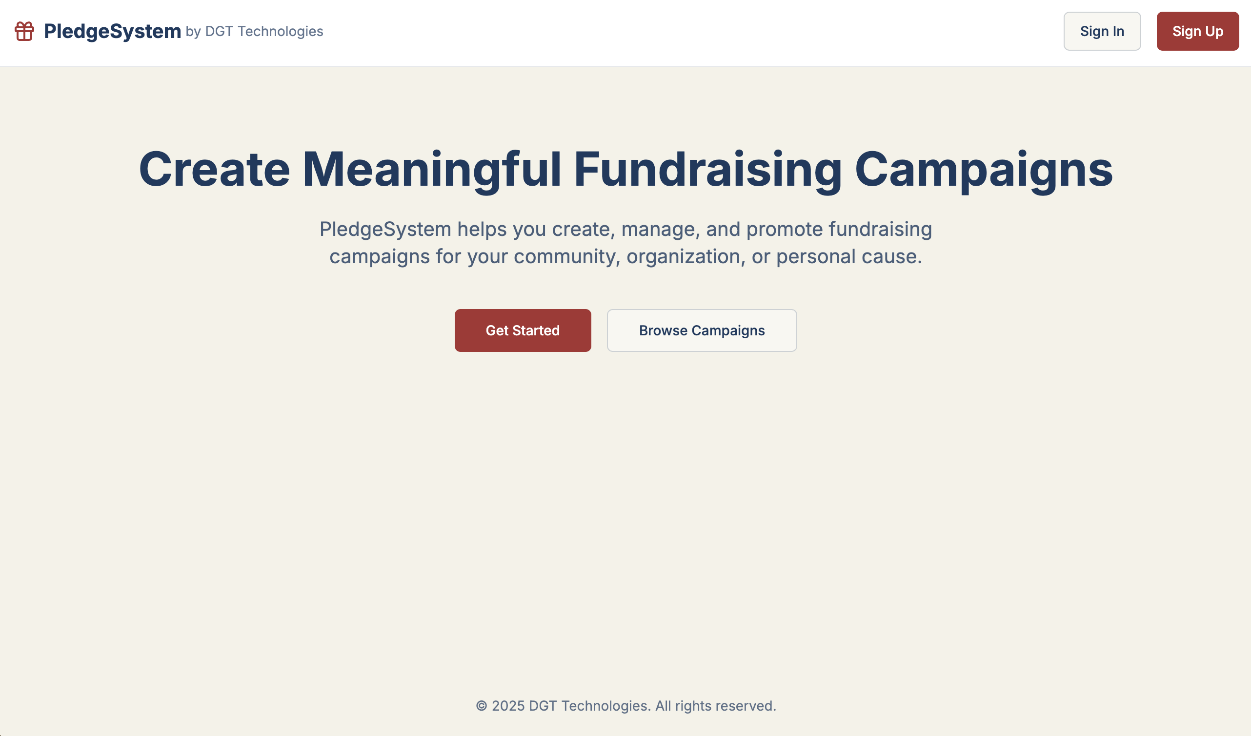PledgeSystem